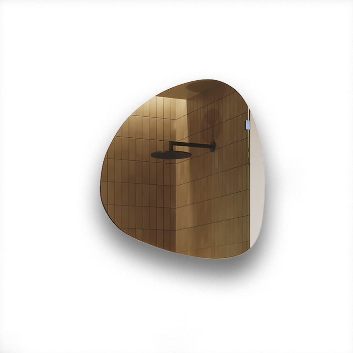 Огледало за баня с LED осветление Artforma 54x54 - неправилно 33