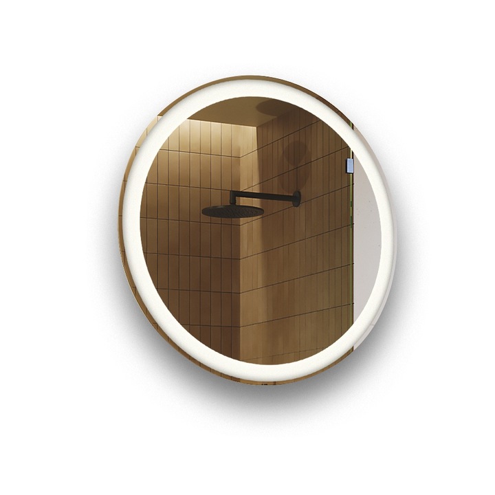 Oglinda de baie cu iluminare LED Artforma 60x60 - rotunda 23
