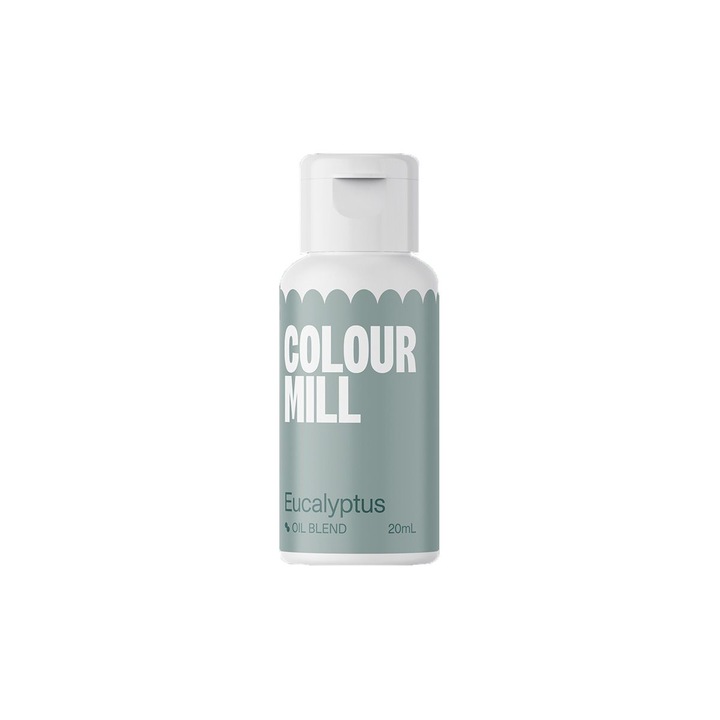 Colorant alimentar pe baza de ulei, Eucalyptus 20ml, Colour Mill