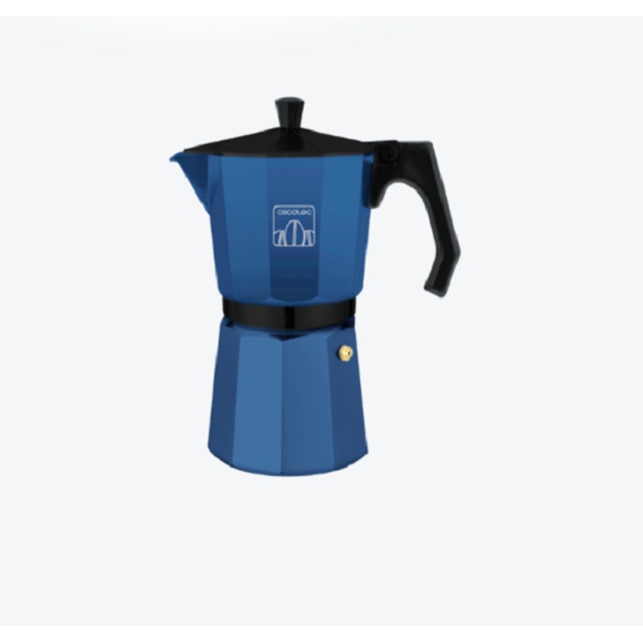 Италианска кафеварка Cecotec Cumbia Mimoka 300, 150 ML, Синя, 016049