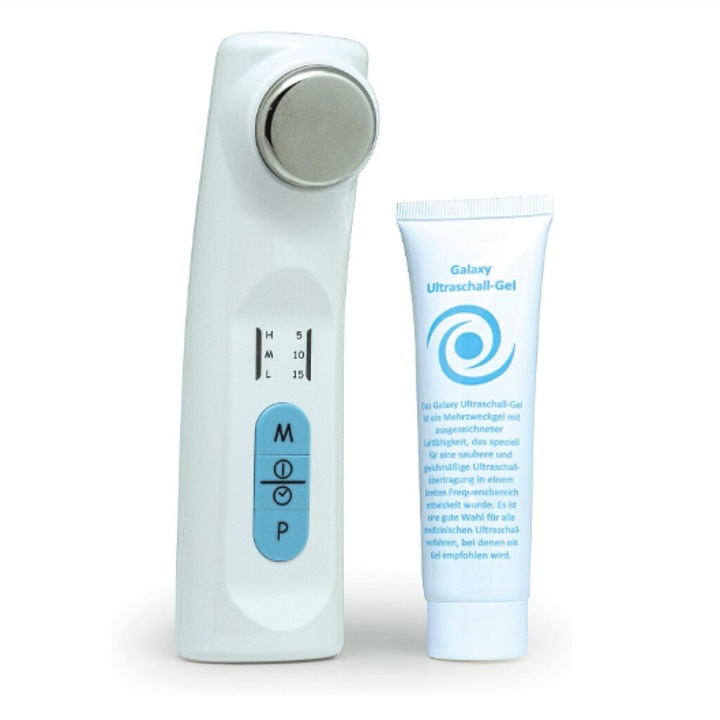 Уред за ултразвукова, Облекчаване на болки в ставите, Целулит, Размер: 15 х 4 сантиметра, Цвят: Бял