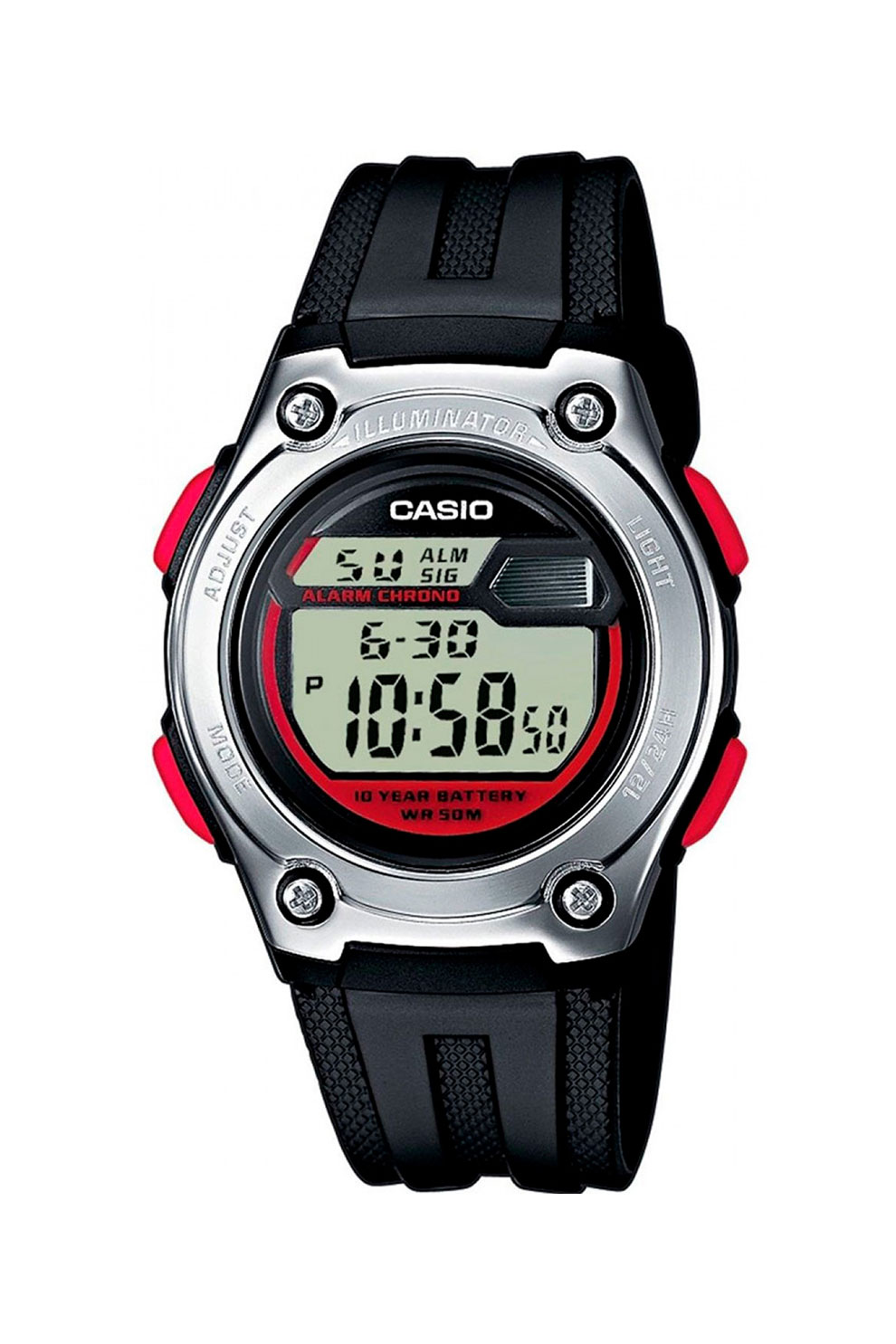 Casio, Ceas Sports, unisex, Negru