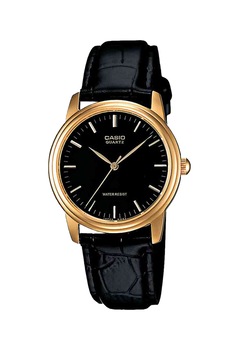 Casio, Ceas cu o curea de piele Collection, Auriu Casio, Ceas cu o curea de piele Collection, Auriu