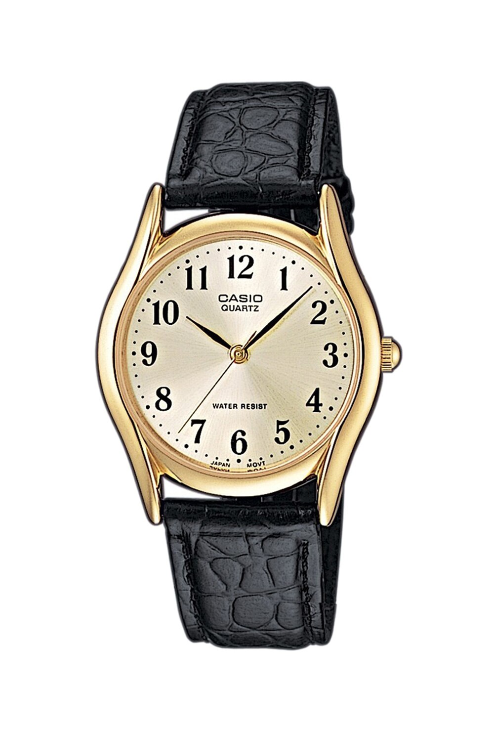 Casio, Ceas cu o curea de piele Collection, Negru