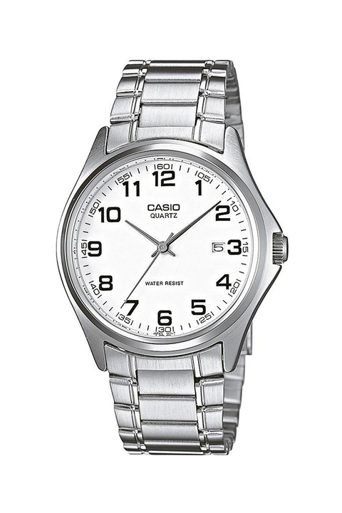 Casio, Часовник с метална верижка, Сребрист