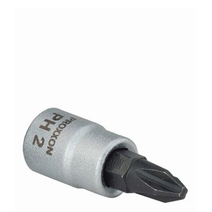 Capat pentru insurubat, PROXXON, 1/4Inch, 33mm, Negru/Gri