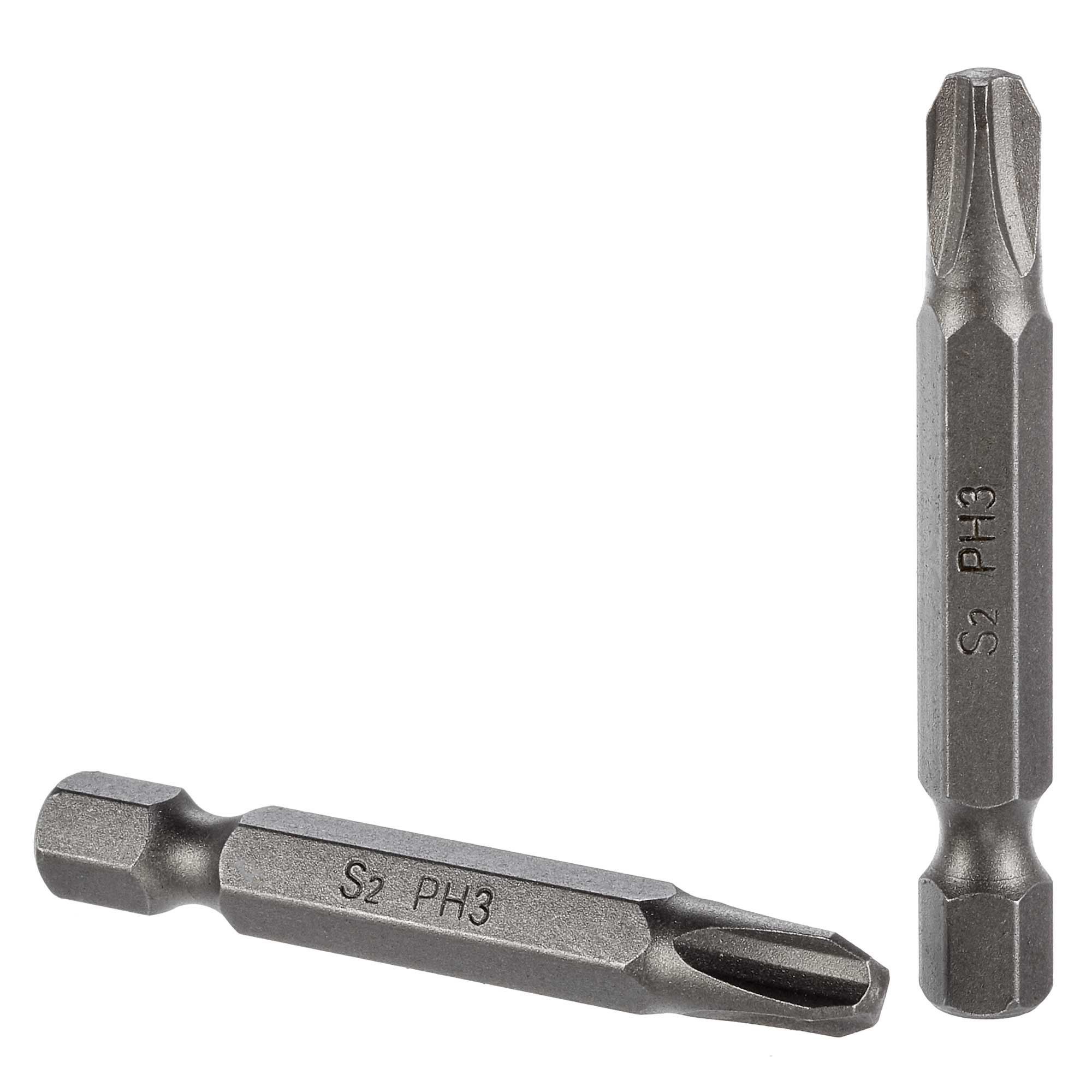 Embouts Impact PH3 50 Mm S2 – Lot De 5, Costaud Pour Visseuse à Chocs