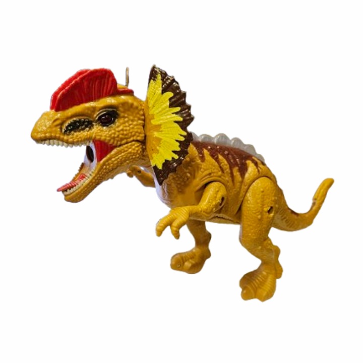 Játék dinoszaurusz, Hang, Fény, Mozgás, Műanyag, 36x22 cm
