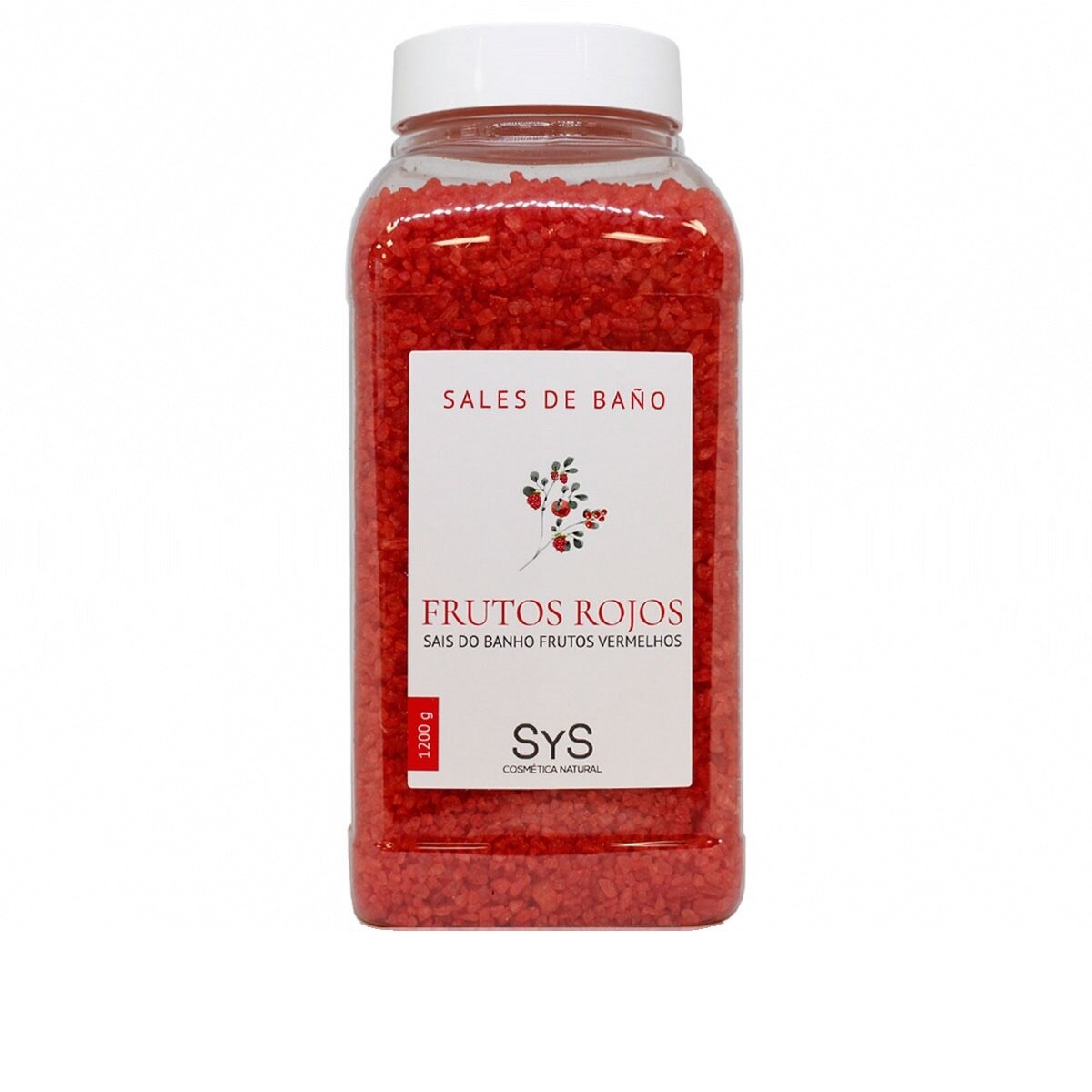 Sare marina de baie Laboratorio SyS, Fructe rosii - 1200 gr