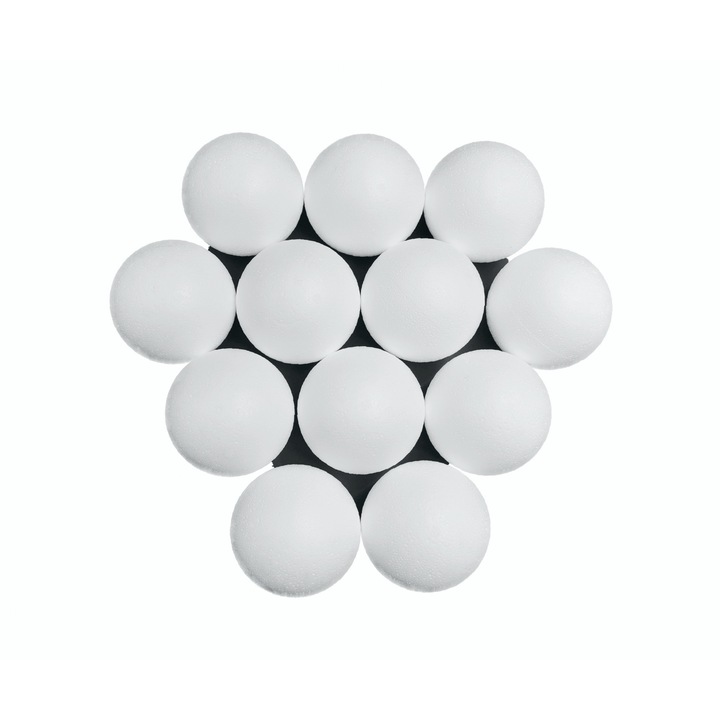 Bile polistiren Ø10 cm / 12 buc