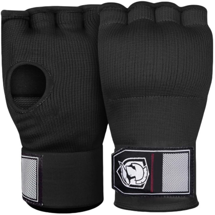 Фитнес ръкавици, Hggzeg, Мъжки тренировъчни ръкавици, Боксови ръкавици, Велкро дизайн и ергономичен дизайн, Устойчиви на износване, Дишащи, За тренировки по бокс, чувал с пясък, муай тай, таекуондо и санда, Текстил, Универсални, Черни