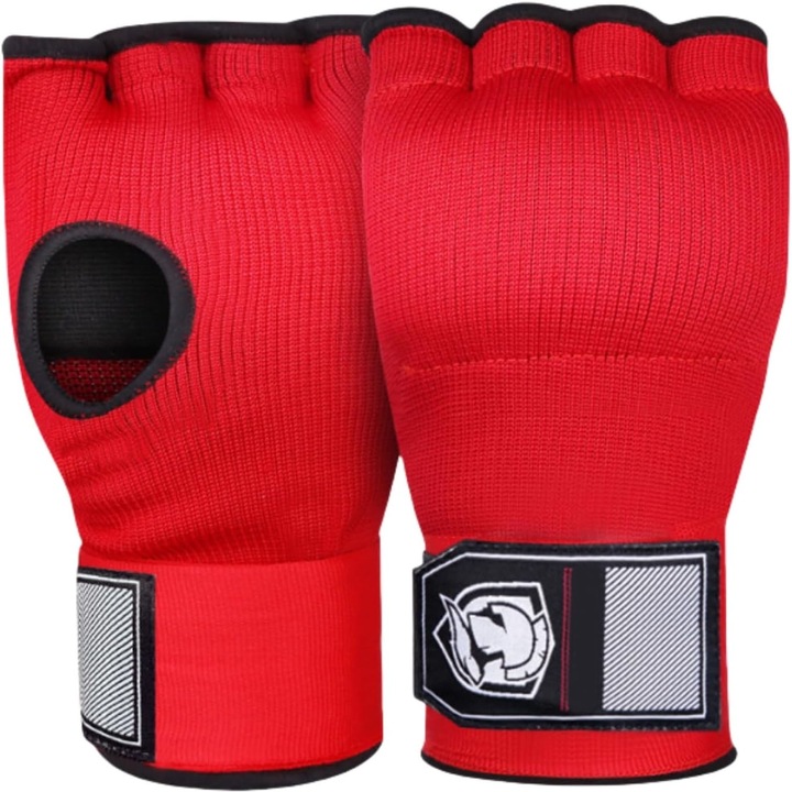 Фитнес ръкавици, Hggzeg, Мъжки тренировъчни ръкавици, Боксови ръкавици, Велкро дизайн и ергономичен дизайн, Устойчиви на износване, Дишащи, За тренировки по бокс, чувал с пясък, муай тай, таекуондо и санда, Текстил, Универсални, Червени