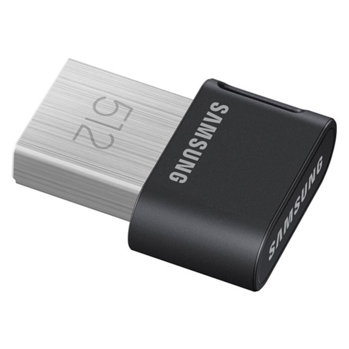Samsung fit plus pendrive/usb stick, usb 3.1, nand flash drive, 512gb titánszürke