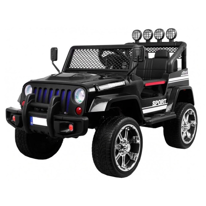 Mamido Masina electrica Jeep Raptor 4x4 12V10Ah negru