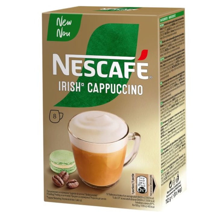 NESCAFE IRISH CAPPUCCINO 8 14g nescafe-irish-cappuccino-8-14g