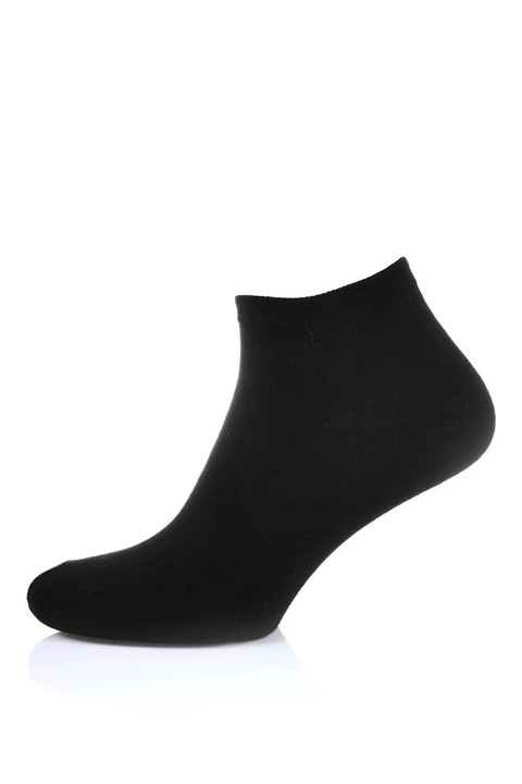 Sosete scurte dama din bumbac, Left and Right 121 - Negru, 36-40