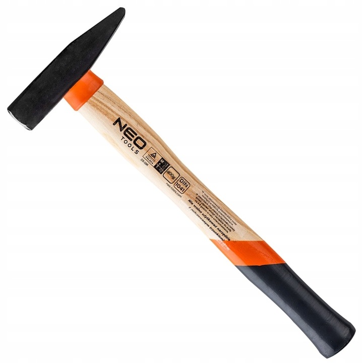 Ciocan slausar Neo Tools, 400 g, maner lemn, negru, 310x25mm
