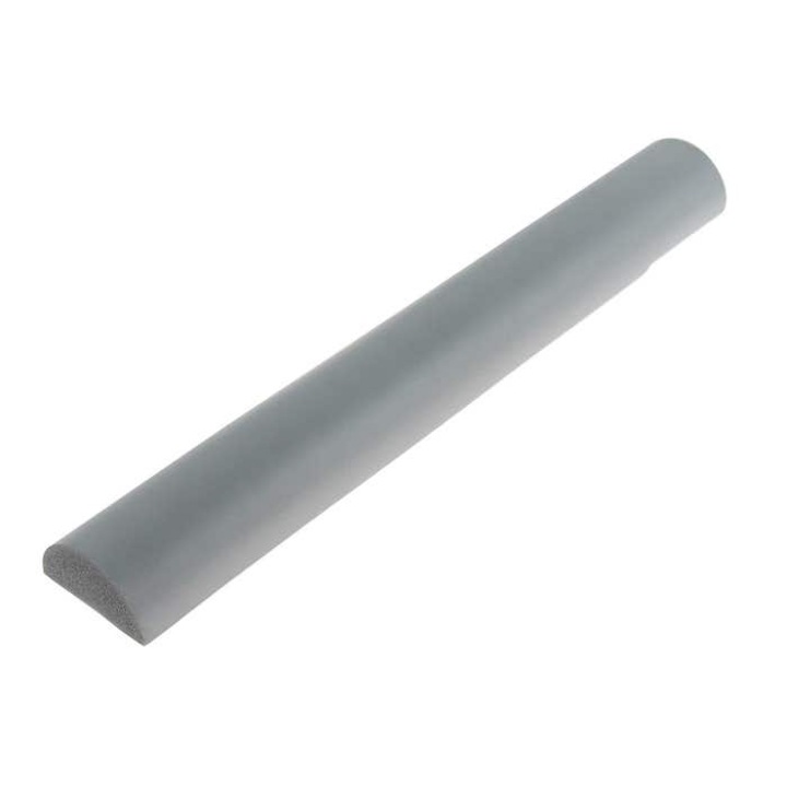 Мека защитна лента AC-4, полуцилиндър, светло сива, 400 x 50 mm