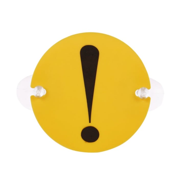 Semn auto pentru soferi incepatori, VGT, cu ventuze