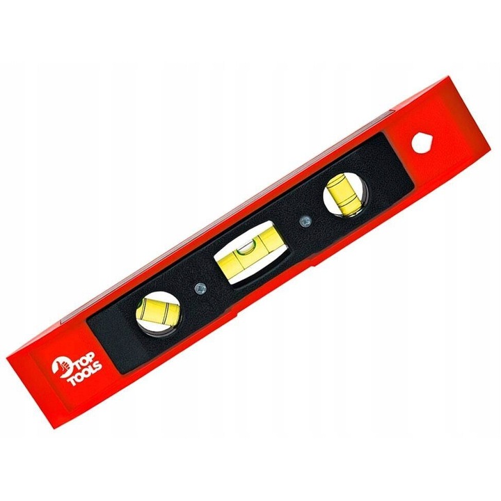 Poloboc Top Tools, 230 mm, negru-rosu, 70 g