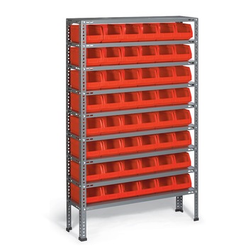 Organizator pe suport metalic 48 moduLe, detalii: 1000x1600x260 Organizator pe suport metalic 48 moduLe, detalii: 1000x1600x260