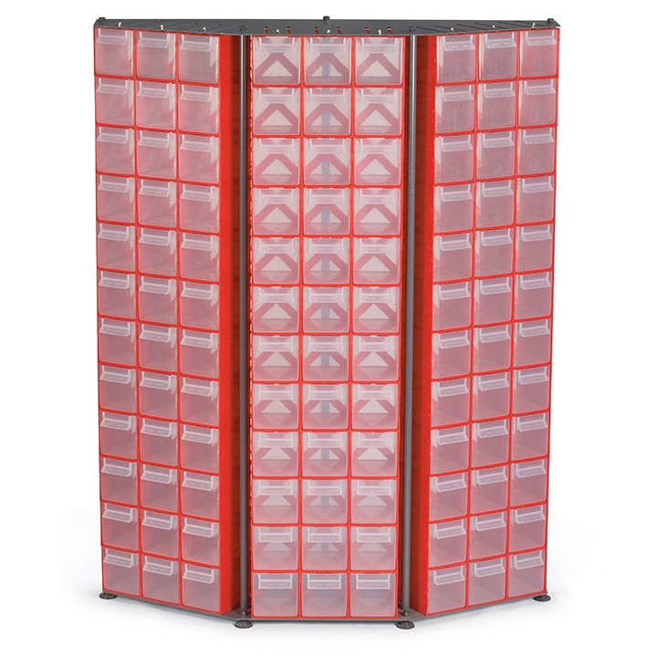 Organizator de perete 108 module, detalii: 1440x315x1090