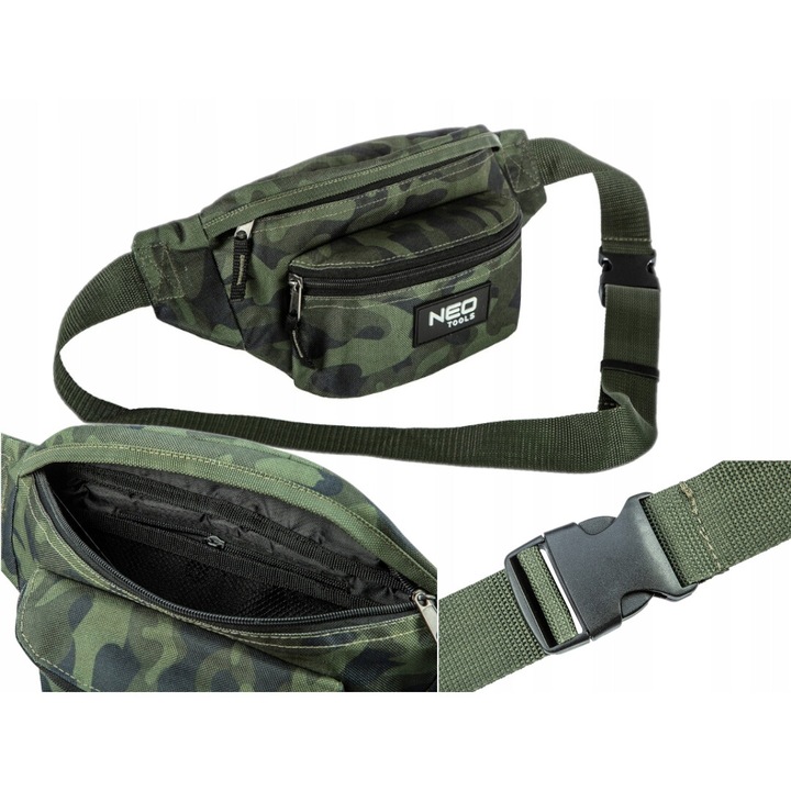 Neo Utazótáska, Survival Modell, 4 Zseb, Állítható Pánt, Terep Színű