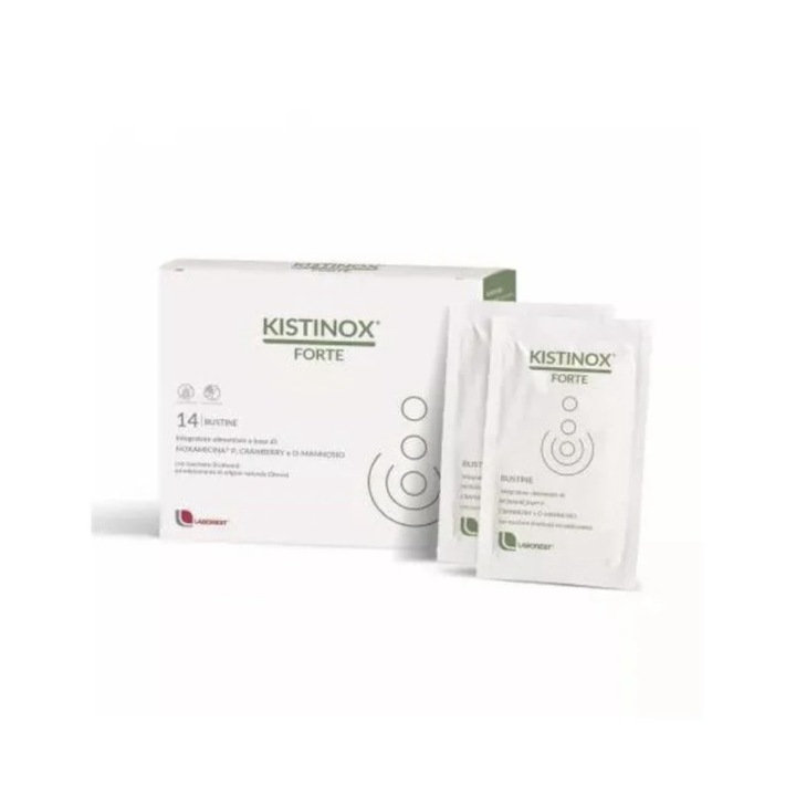 Supliment alimentar cu d-manoza, merisor si noxamicina pentru tractul urinar, Kistinox forte 14 plicuri, Laborest Italia
