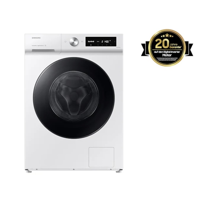 Masina de spalat rufe Samsung, WW7000D, 9 kg, alb/negru, 1400 rpm