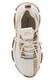 Steve Madden, Pantofi sport din material textil cu aspect masiv si talpa wedge Project, Alb/Maro deschis