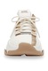 Steve Madden, Pantofi sport din material textil cu aspect masiv si talpa wedge Project, Alb/Maro deschis