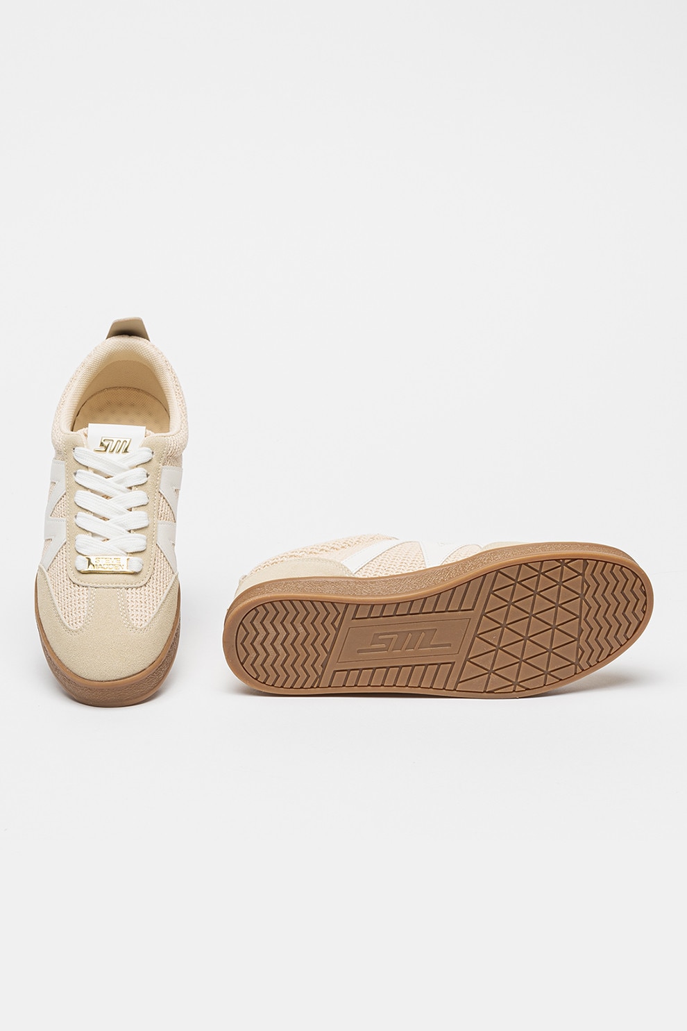 Steve Madden, Pantofi sport din material textil si piele ecologica