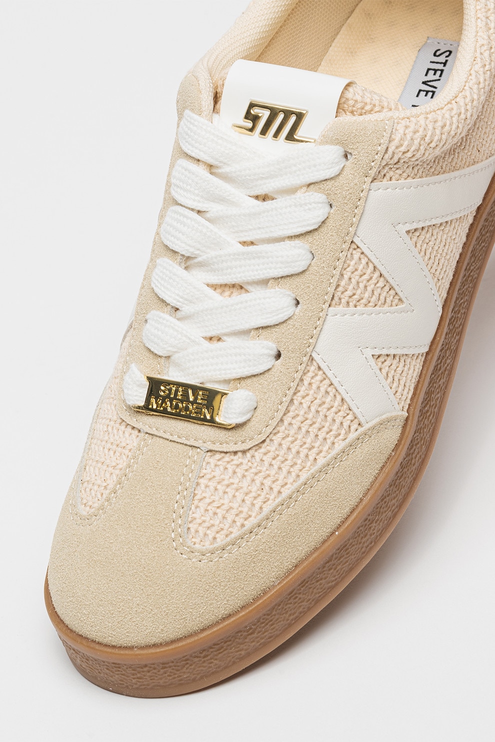 Steve Madden, Pantofi sport din material textil si piele ecologica