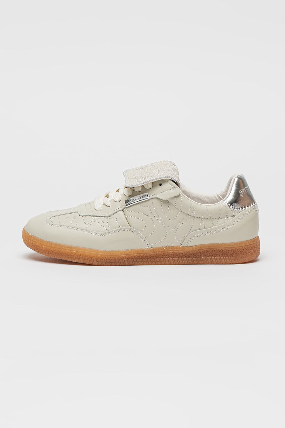 ☆たま☆T&A No.21 Steve Madden, Pantofi sport de piele cu cusaturi decorative, Alb