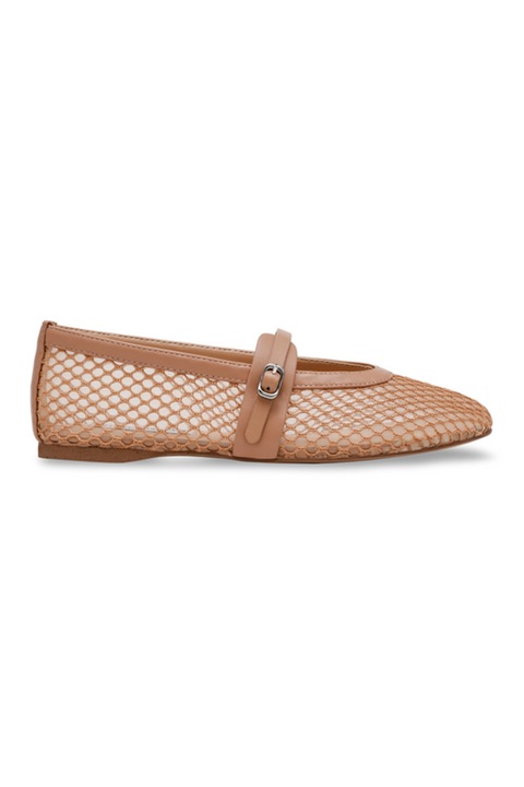 Steve Madden, Мрежести пантофки с тока, Светлокафяв