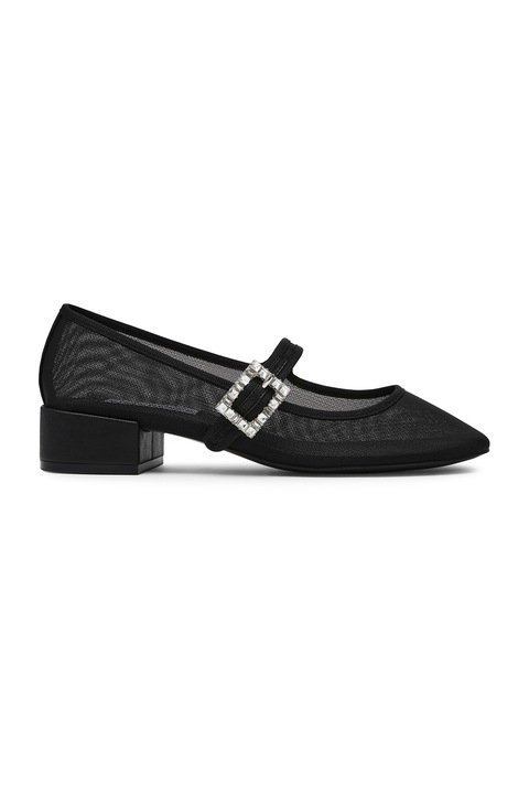 Steve Madden, Pantofi cu toc masiv, Negru