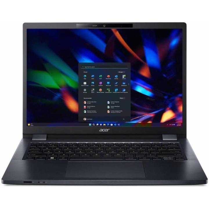 Laptop Acer TravelMate P4 TMP414-53-TCO, 14 inch 1920 x 1200, Intel Core i7-1355U 10 C / 12 T, 1.7 GHz - 5.0 GHz, 12 MB cache, 55 W, 16 GB DDR4, 512 GB SSD, Intel Iris Xe Graphics, Windows 11 Pro