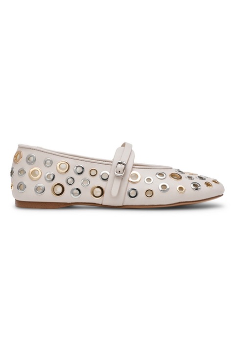 Steve Madden, Пантофки с елици, Златист/Слонова кост/Сребрист