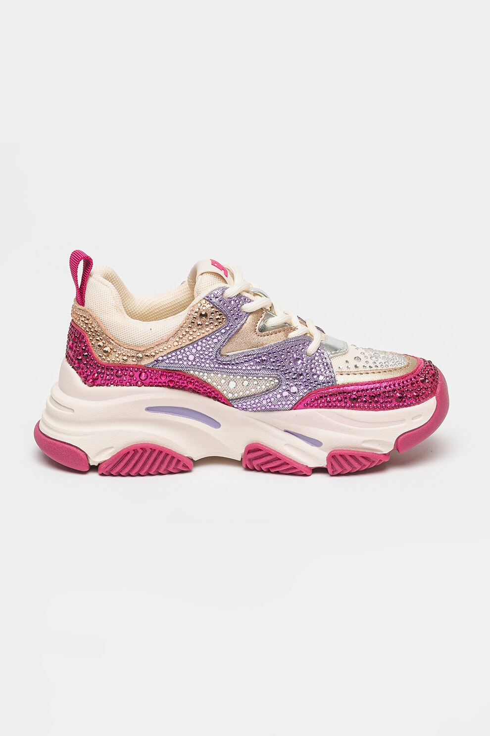 roseberryさん Steve Madden, Pantofi sport cu model colorblock si aplicatii de