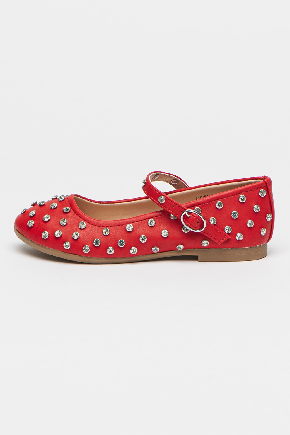 Steve Madden, Balerini de piele ecologica, Caramiziu, 33 EU