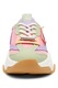 Steve Madden, Спортни обувки Possession-E с мрежести зони, Пастелнорозов, Лилав, Светлозелен, 39