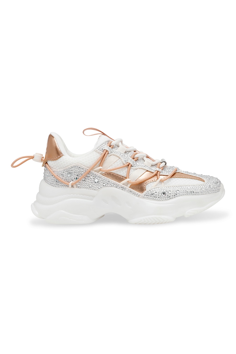 dena:manaの FADEDHUGEtee Steve Madden, Pantofi sport cu talpa wedge si strasuri Magneto-R-E