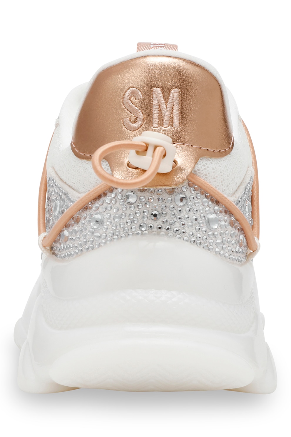 Steve Madden, Pantofi sport cu talpa wedge si strasuri Magneto-R-E