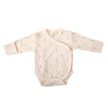 Body cu imprimeu din bumbac organic pentru bebelusi Body cu imprimeu din bumbac organic pentru bebelusi