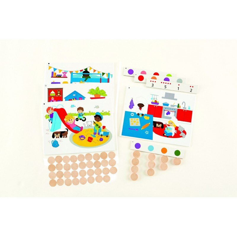 Educatia acasa - Gaseste si numara culori- HAPE