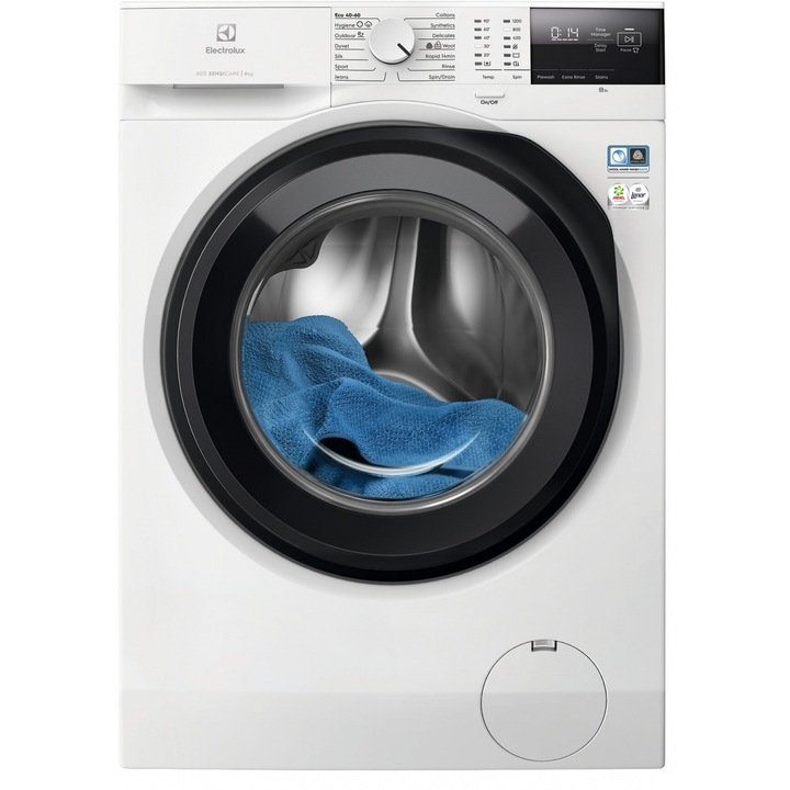 Пералня Electrolux EW6F2282E, 8 кг, 1200 об/мин, Клас A, Бял