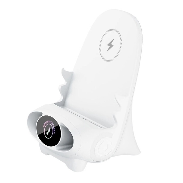 Camera Spion WIFI SpyGadget in Statie Incarcare Wireless, Full HD, WiFi, P2P IP, H.264, Detectie Miscare, Rescriere, Memorie 128 GB