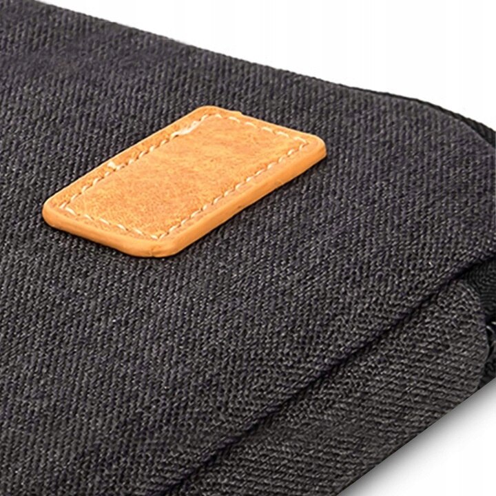 Geanta pentru laptop, Zola, interior de plus, maner din piele ecologica, diagonala maxima 15.6”, inchidere fermoar, 39x28x3.5 cm, gri inchis
