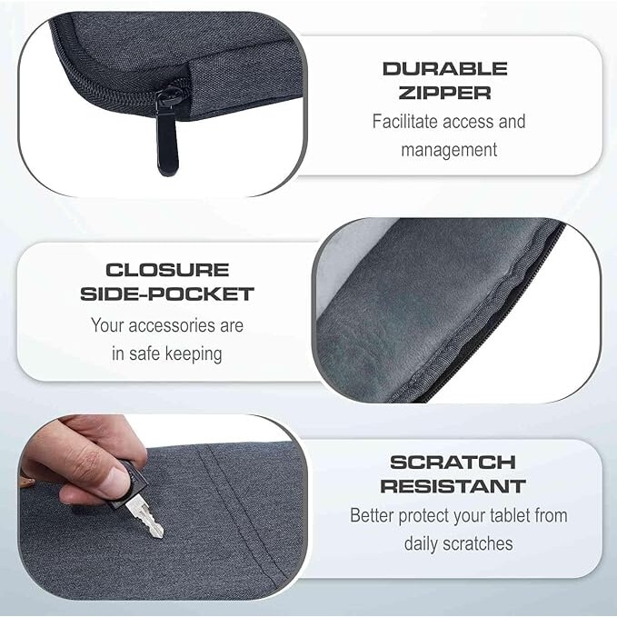 Geanta pentru laptop, Zola, interior de plus, maner din piele ecologica, diagonala maxima 15.6”, inchidere fermoar, 39x28x3.5 cm, gri inchis