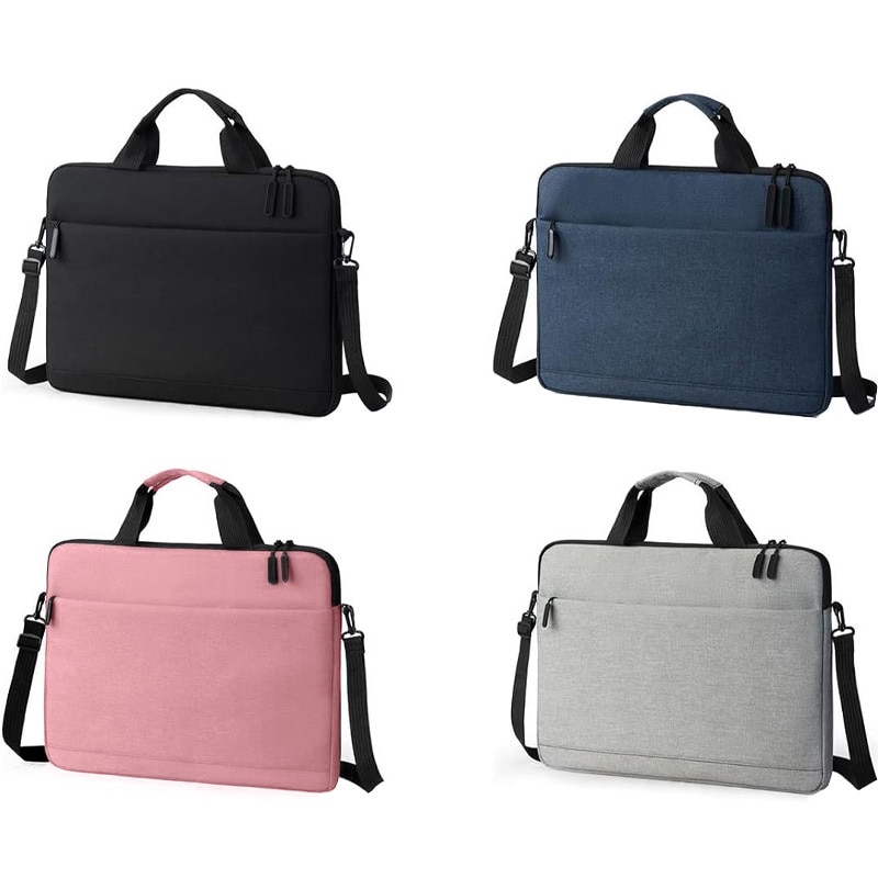 Geanta Elite pentru Laptop 15-16", Curea umar, Business, 2 Buzunare, Textil rezistent, Negru